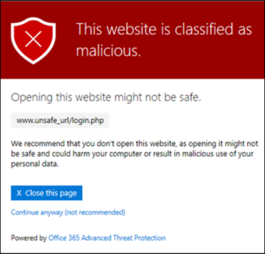 Malicious Warning

