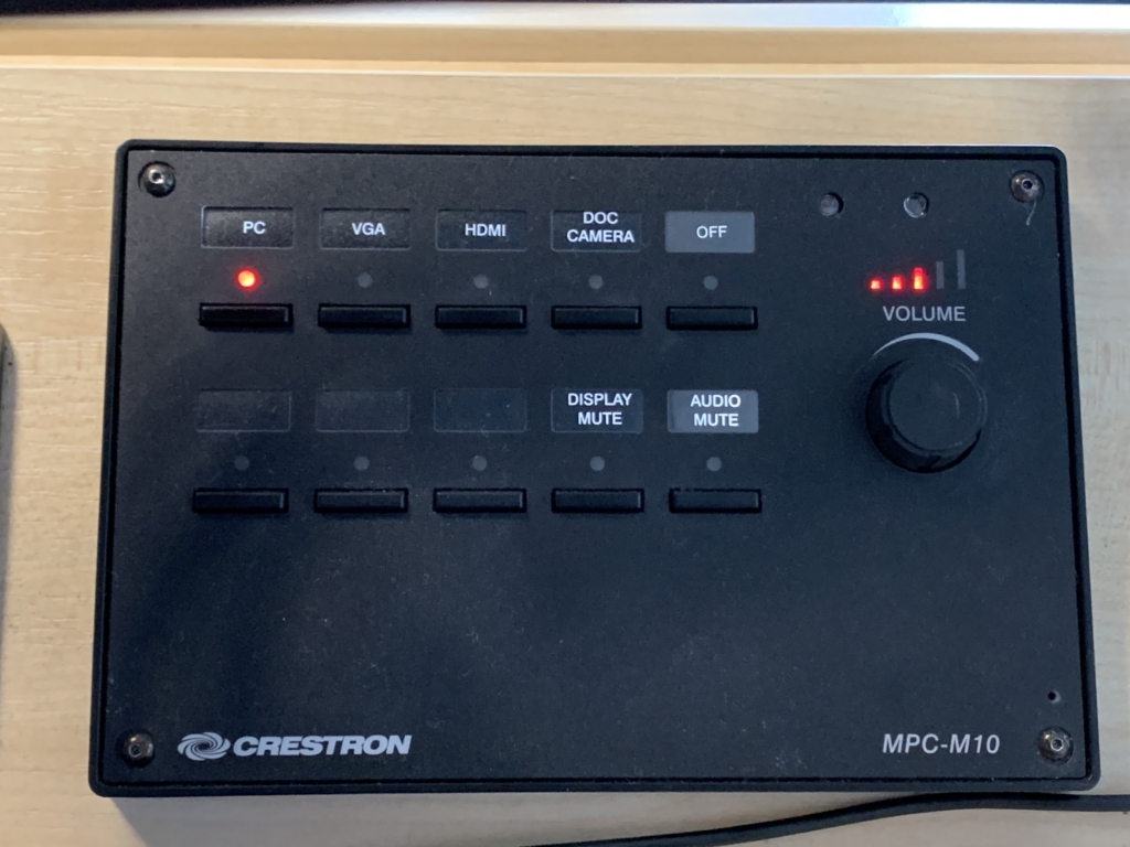 BY1150 Crestron Panel