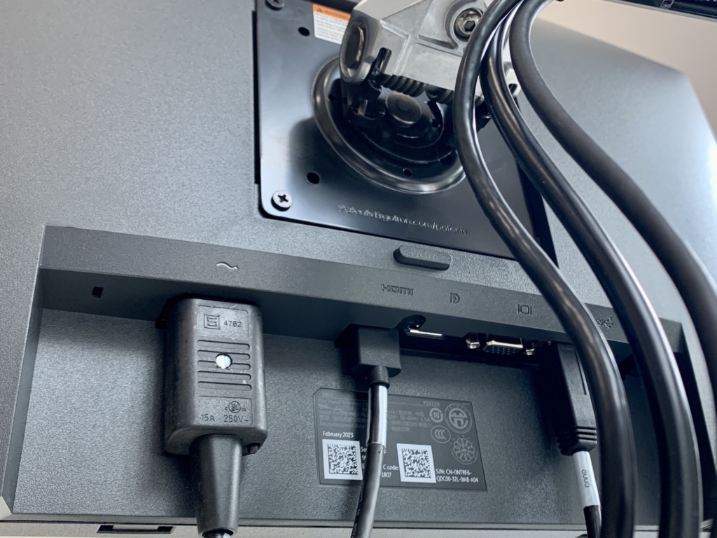 Monitor connections